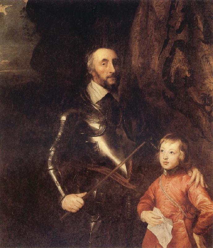 Anthony Van Dyck The Count of Arundel and his son Thomans china oil painting image
